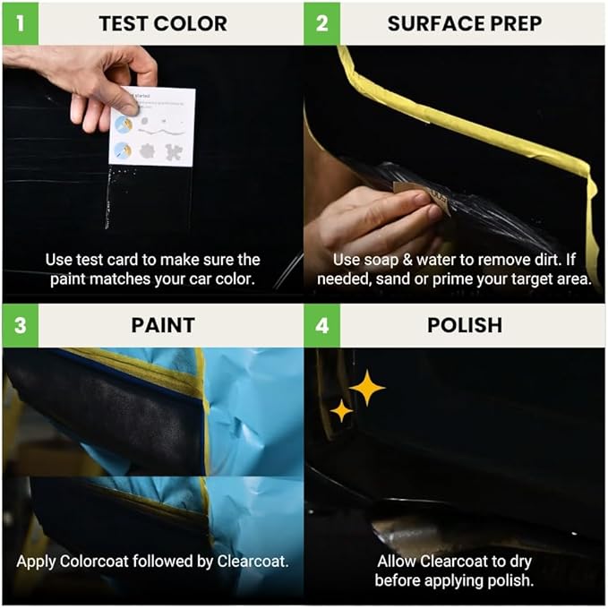 TouchUpDirect 8Q4 Reservoir Blue Compatible with Toyota Exact Match Touch Up Paint Aerosol - Platinum Kit