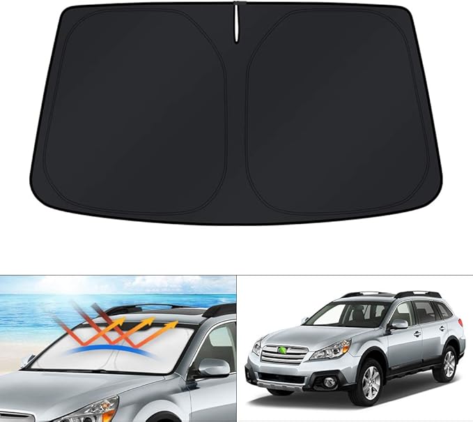 KUST Windshield Sun Shade for 2010-2014 Subaru Outback Wagon Custom Fit Sunshade Sun Visor Protector Foldable Blocks UV Rays Keep Your Car Cooler