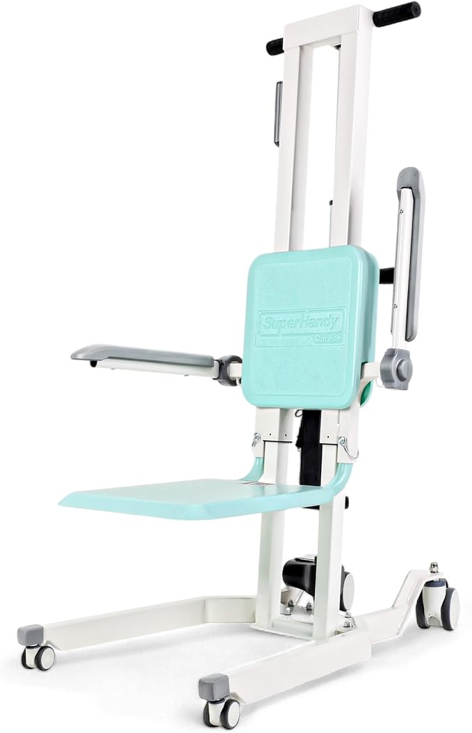 SuperHandy GoRise Electric Floor to Stand Lift – Support Up to 500 Lbs, Floor Lift Chair for Elderly, Patent Pending
