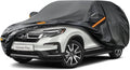 Kayme 7 Layers SUV Car Cover Custom Fit for Honda Pilot (2008-2025) Waterproof All Weather for Automobiles, Outdoor Full Cover Rain Sun UV Protection.Black