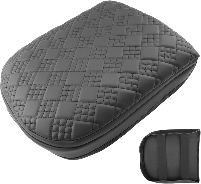 SXCY for 2025 Chevy Tahoe Suburban Armrest Cover Pad for 2025 Chevrolet Tahoe Accessories 2025 Tahoe Suburban Center Console Cover 2025 Tahoe Middle Console Cover Add Soft Cotton Cushion (Added-Pad)