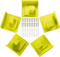 5Pcs Tool Mount Holder Plastic Electric Tool Battery Dock Compatible with 18V Battery Heavy Duty for Workshop Garage