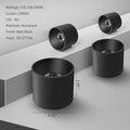 Modern Ceiling Light Fixture, Dimmable Flush Mount 4.72'' Black Cylinder Ceiling Light for Living Room, Hallway, Foyer, Dining Room - 3000K, 15W, CRI 90, 2 Pack