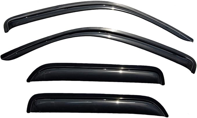 4pcs Side Window Deflectors Window Visors for 02-06 Altima Sedan Sun/Rain Guard Visor