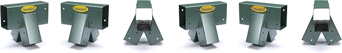 Easy 1-2-3 90° A-Frame Swing Set Bracket Heavy Duty for Ez, Simple Install - DIY Swing Set Parts