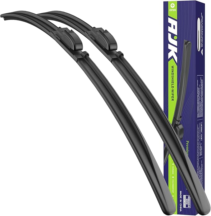AJK Wiper Blades for Hyundai Elantra 2002 2003 2004 2005 2006 2007, 2 Piece All Weather OEM Quality Automotive Replacement Windshield Wiper Blades for My Car