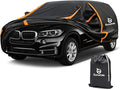 Car Cover Waterproof All Weather for SUV Automobiles UV Protection Snowproof Rain Sun with Door Zipper Full Exterior Outdoor Full Car Cover Universal Fit Up to 187"