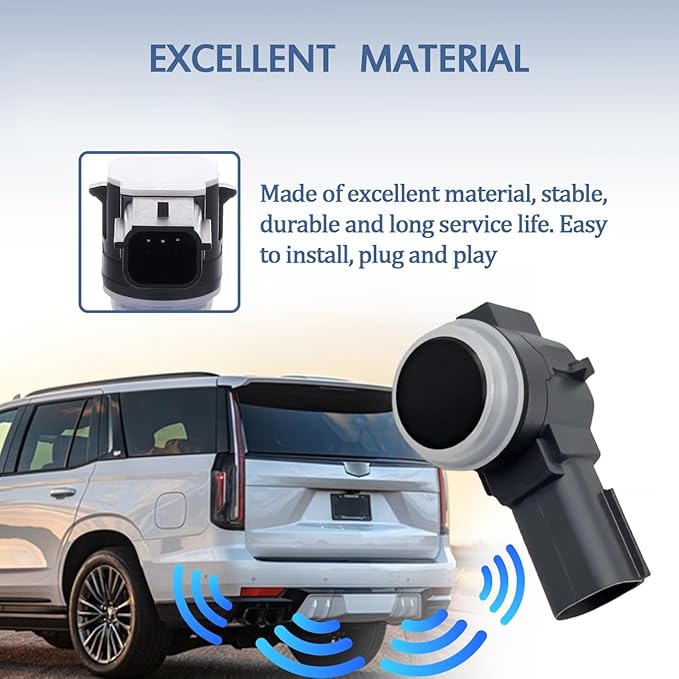 Bumper Park Assist Object Sensor,for Chevy Silverado/Tahoe/Suburban,for GMC Yukon XL/Sierra,for Cadillac CTS/XTS/XT5/Escalade Replace 52050134 84078131 84153946 ,for Buick Encore/Lacrosse 4.3/5.3/6.0L