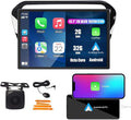 Kunfine Car CarPlay Android Auto Navigation Stereo GPS Radio Camera Display 13.1" QLED Touchscreen Headunit Tablet Media Player for Peugeot 301 2013-2022, if Applicable Octa Core 2G+32G Gloss Black