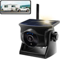1080P Solar Wireless Backup Camera, Magnetic WiFi Hitching Camera, Night Vision,365 Days Standby, Rechargeable Battery, Rear/Front View for Horse Trailer Pickup RV Car for Phone Pad Android