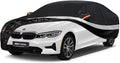 10 Layers Car Cover Custom Fit for BMW 3 Series 320i 328i 330i 335i M340i (2013-2025), Waterproof All Weather for Automobiles, Outdoor Full Cover Sun Dust Rain Protection with Cotton. Black
