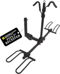 Stromberg Carlson Bike Carrier, Hitch Mount Bike Rack for Car, SUV, RV, Motorhome, Travel Trailer, 2-Bike Capacity, 2-Inch Receiver, BC-202 Model