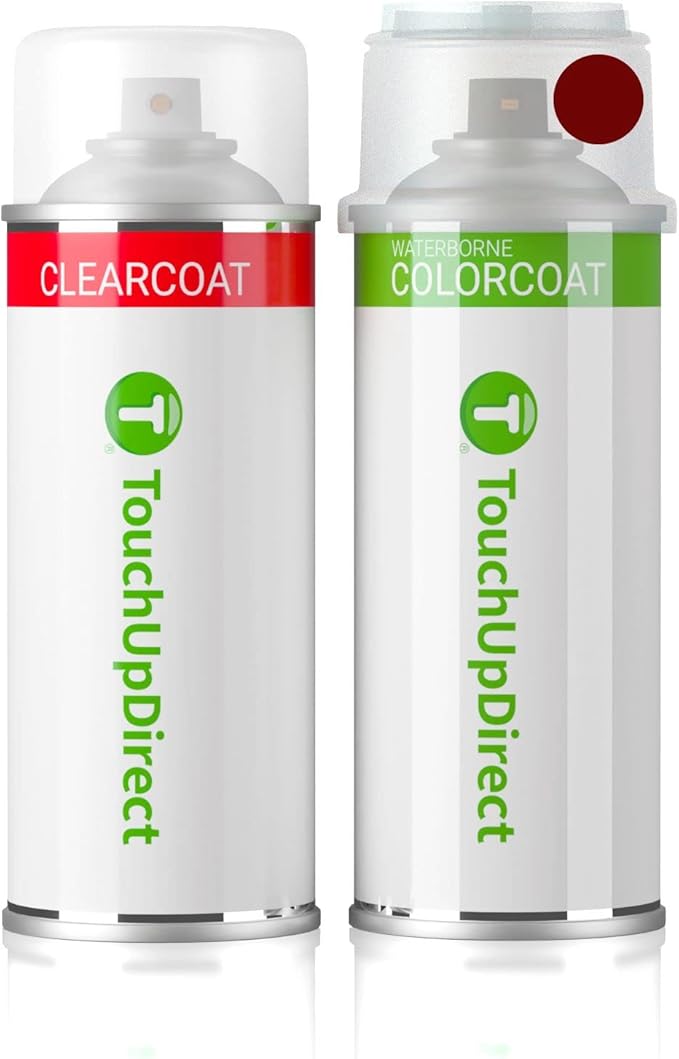 TouchUpDirect 3Q3 Dark Red/Salsa Red Pearl for Toyota Exact Match Touch Up Paint Aerosol - Essential Package