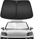 ARISMOTOR Windshield Sun Shade for Porsche Cayenne 2019-2025, Custom Fit Foldable Front Window Sunshade Sun Visor Protector, Block UV Rays Keep Your Car Cooler