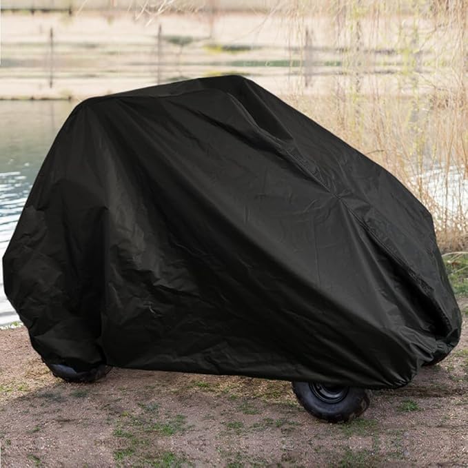 Go Kart Cover,2 Seater for Co leman KT196 GO Kart Covers 420D Waterproof Large Go Cart Car Cover,Go Kart Accessories for Baja TrailMaster,Mudhead 67" L x 46" W x 47" H
