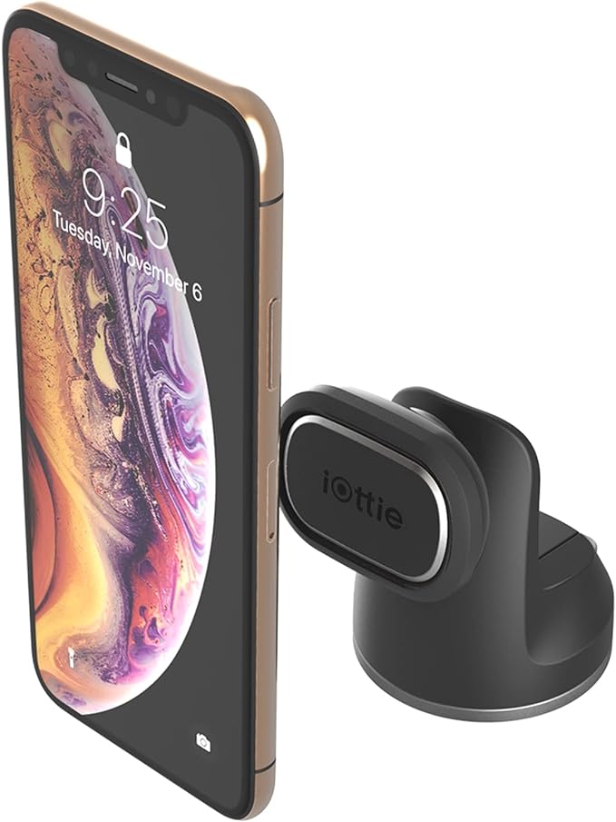 iOttie iTap 2 Magnetic Dashboard Car Mount Holder || Cradle for Samsung Galaxy S22, Google Pixel 7, Motorola Moto G, OnePlus 10, Sony Xperia & Other Android Smartphones