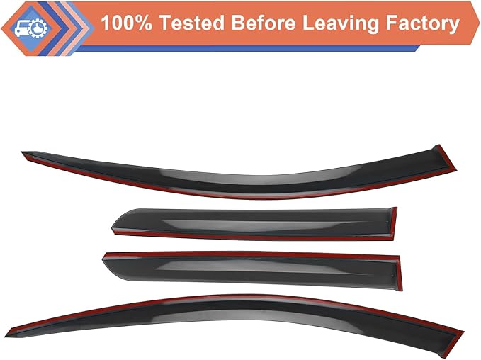 ZONFANT Window Rain Guards, Side Window Deflectors, Sun Visor Rain Vent Window Guards (4 Pcs) Compatible with KIA Vehicle 2023 2024 2025 Sportage
