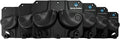 Ultimate Ski & Snowboard Wall Storage Rack - Fits any Ski or Snowboard - Save Your Rocker, Tips and Tails - Damage-free - 6x - Black