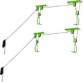 Bike Lane Products Bicycle Hoist 2-Pack Quality Garage Storage Bike Lift with 100 lb Capacity Even Works as Ladder Lift Premium Quality
