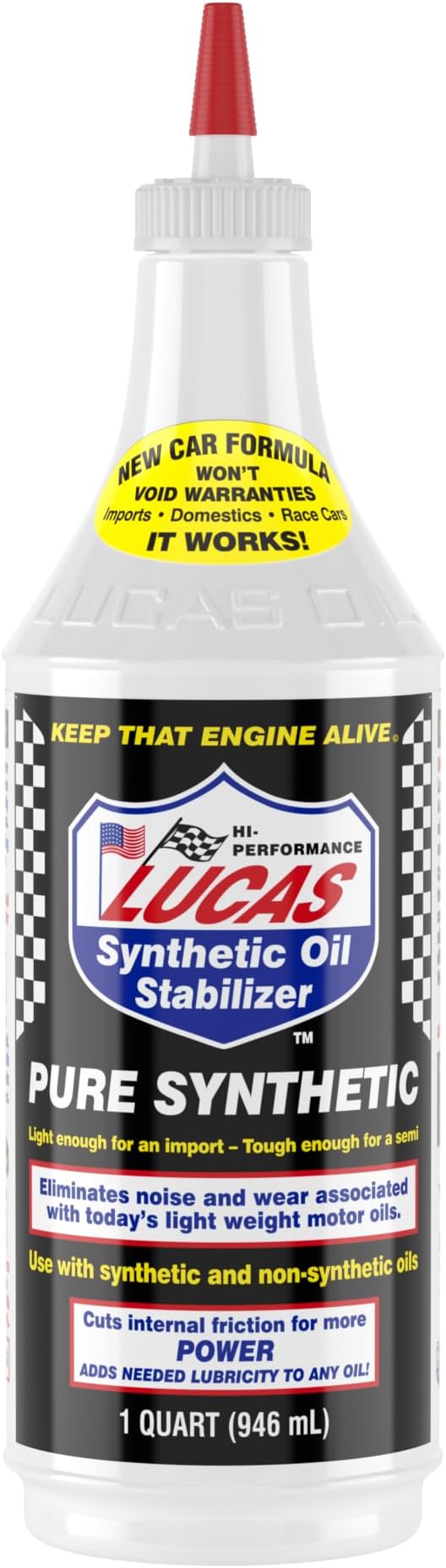 Lucas LUC10130 Synthetic Oil Stabilizer. Quart