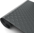 Premium Garage Floor Mat, Commercial Grade Heavy Duty Parking Mat for Garage Floor, Golf Cart Parking, Water/Stain Resistant Floor Runner (Grey Coin, 4 x 13 Feet)