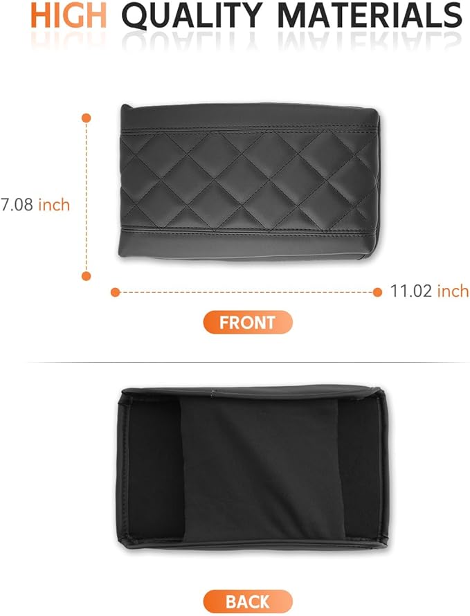 CDEFG for 2022-2025 Hyundai Santa Cruz Center Console Cover Armrest Box Cover for Santa Cruz Pickup (SE, SEL, SEL Activity, XRT, Limited) 2022 2023 2024 2025 Accessories Console Arm Rest Protector