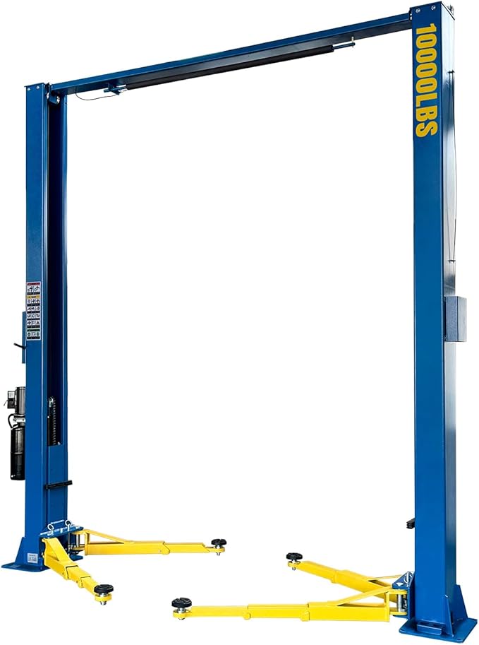 110V Two Post Car Lift 10,000 LBS Overhead Heavy Duty 2 Posts Auto Hoist Truck Lift for Garage