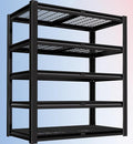 PrimeZone Heavy Duty Garage Shelving 5 Tier Heavy Duty Storage Shelves Adjustable Industrial Metal Wire Shelf Unit for Garage,Basement,Pantry,Warehouse,Commercial,36" W X 16" D X 72" H