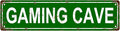 GAMING CAVE Space Vintage Metal Tin Sign, Street Sign, Home Decor, Room Decor, Wall Decor, Bathroom Decor, Bar Decor, Cafe Decor, Garage Decor, 16 x 4 Inch