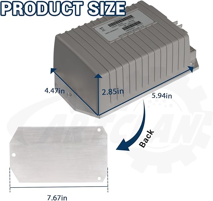 48V 250A Club Car DC Motor Controller, Golf Cart DC Motor Controller Speed Controller Suitable for Club Car Precedent/DS Golf Carts