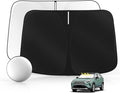 Windshield Sun Shade for Toyo-ta RAV4 2019-2025 Foldable Sunshade Custom Fit Front Window Car Interior Accessories Protector Blocks UV Rays