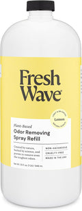 Fresh Wave Lemon Scent Odor Eliminator Spray & Air Freshener Refill, 32 fl. oz.