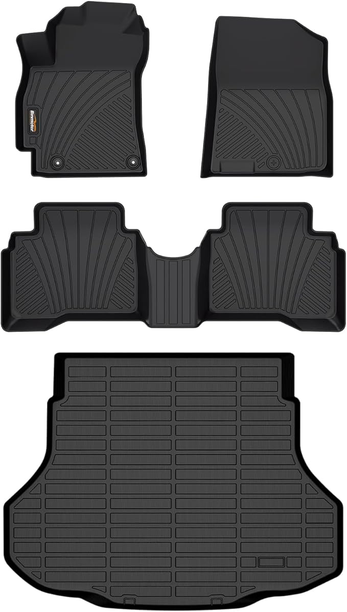 Binmotor-Floor Mats & Cargo Liner for Hyundai Elantra Hybrid 2025 2024 2023 2022 2021, All Weather Car Floor Mat for Elantra Accessories(Only Hybrid)