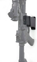Spartan Mounts Locking .223/5.56 Rifle Mount Wall Display | Low Profile Floating Design Vertical and Horizontal Mounting Solution | Gun Room Safe Storage Organzation | Made in USA