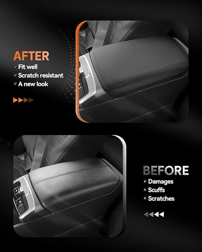 CDEFG for 2025 Hyundai Tucson Center Console Cover Armrest Cover for 2022 2023 2024 2025 Tucson Accessories Arm Rest Protector Fit Pickup Version
