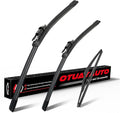 OTUAYAUTO Windshield Wiper Blades - Replacement for Mercedes-Benz ML-Class W164, ML320 ML350 ML550 ML63 06-11, X164 05-12, W251 06-12, Front and Rear Wiper Blades, Pinch Tab - 28"+21"+12" (Pack of 3)