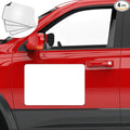 4 Pack Blank Car Door Magnet Sticker, Rounded Corners Magnetic Vehicle Sign, Perfect Magnet for Car to DIY Advertise Business and Cover Company Logo, Personalized Magnet Decal, 18x12 inch White