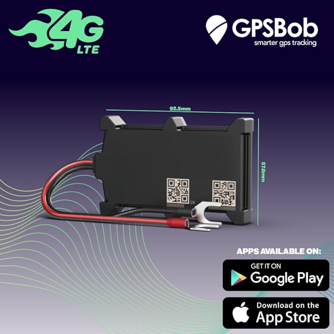 5 Year 4G 12/24v Wired GPS Tracker, All Inclusive, No Monthly Fees, No Subscriptions, One Off Fee, 5 Years Service Included, Car, Van, Truck, Caravan, RV, Plug and Play