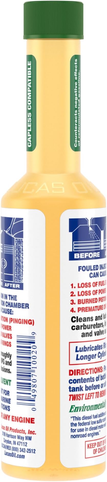 Lucas Oil 10020 Fuel Treatment - 5.25 Ounce (Pack of 6)