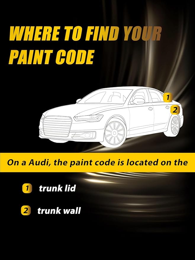 (LS9R/2Y) Glacier White Metallic Touch Up Paint Compatible with Audi, Exact Match Car Paint Pen Automotive Scratch Repair Remover Kit Quick & Easy Solution for Vehicle Chips and Nicks