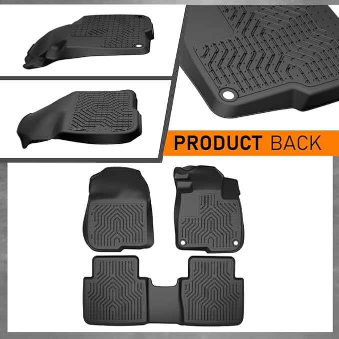 G-PLUS Floor Mats Compatible with Honda CR-V CRV 2017 2018 2019 2020 2021 2022 (Include Hybrid Models), TPE All Weather Full Cover Protection,1st & 2nd Row Floor Liners,Black