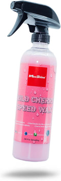 Maxshine Speed Wax, 16oz Spray, Wild Cherry, Carnauba Formula | Quick Polish, Deep Gloss, Stain Resistant | Fast Detailing Spray for Cars, Trucks, Motorcycles, Wet Look Finish