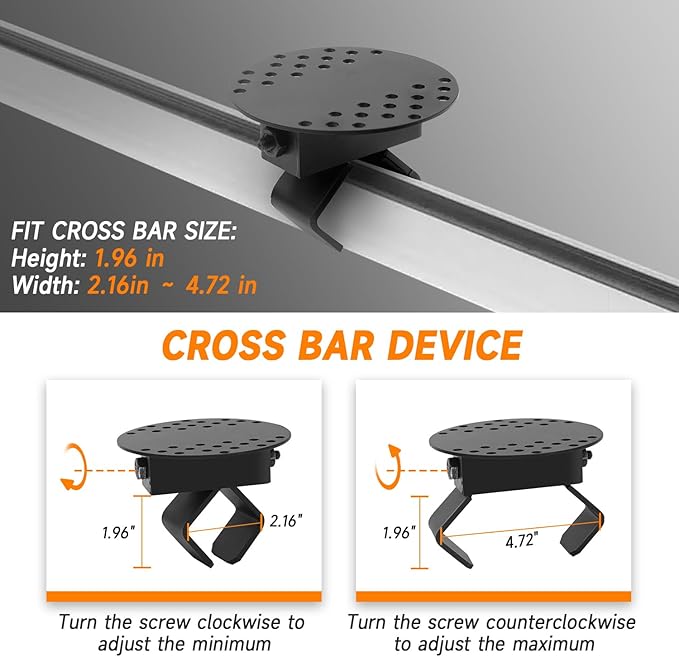 NIHAO 50"x36"x5" Heavy Duty Roof Rack Cargo Carrier, Universal Car Top Luggage Basket for SUV, Truck, RV, Pickup, Holds Up to 250 Lbs
