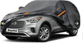 Kayme 7 Layers SUV Car Cover Custom Fit for Hyundai Santa Fe (2006-2025) Waterproof All Weather for Automobiles, Outdoor Full Cover Rain Sun UV Protection.Black