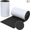 Garage Wall Protector, 2 Roll Garage Car Door Protector Bumper Guard for Car Doors Anti-Collision Waterproof Inflaming Ultra Self Adhesive EVA Foam for Warehouse (2 ROLL: 79" x 8" x 1/4")