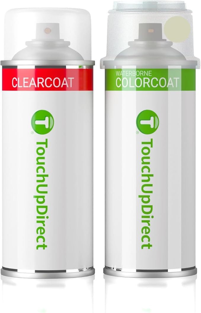 TouchUpDirect 092 Coastal Cream Compatible with Toyota Exact Match Touch Up Paint Aerosol - Essential Kit