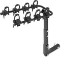 Amazon Basics 4-Bike Hitch Rack with 2" Hitch for Car, SUV and Truck, Foldable Steel Frame with Anti-Rattle Design