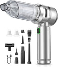 Car Vacuum,3 Suction Modes,Portable Mini Cordless Cleaner with 21000pa Suction Power,Type-C Charge,Handheld Vacuum for Home,Car, Office Desk, Keyboards(Diamond Silver)