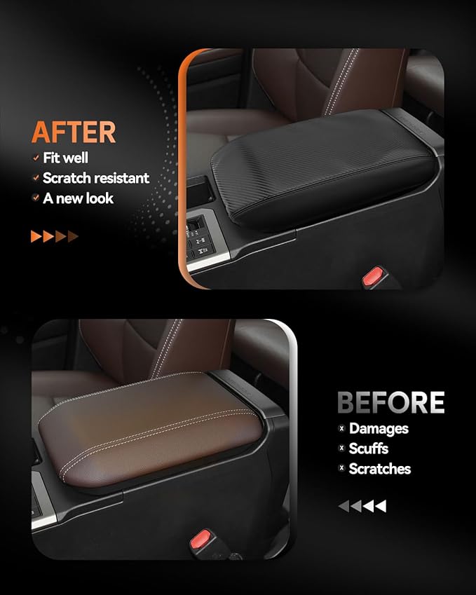 CDEFG for 2024 2025 Toyota Land Cruiser 250 Center Console Cover Armrest Box Cover for Land Cruiser (1958, Land Cruiser) Accessories Arm Rest Protector