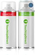 TouchUpDirect 8T0 Blazing Blue Metallic Compatible with Toyota Exact Match Touch Up Paint Aerosol - Essential Kit